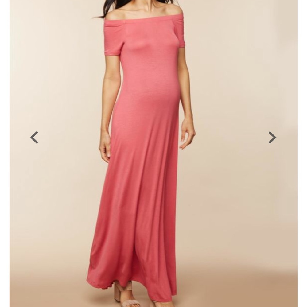 Maxi maternity dress